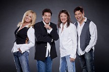Susan Anton, Clint Holmes, Domenick Allen and Martin Nievera