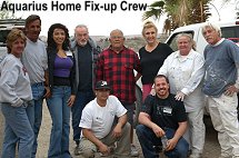 Aquarius home fix-up Crew