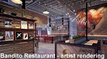 Bandito Restaurant - Artist Rendering