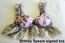 Britney Spears signed bra