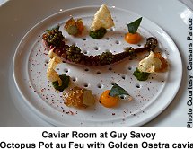 Caviar Room - Guy Savoy - octopus pot au feu