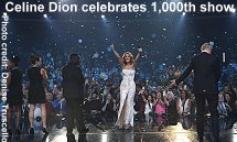 Celine Dion celebrates 1000th Show
