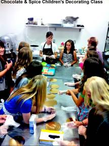Chocolate and Spice childrens decorating class