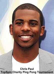 Chris Paul - TopSpin Charity Ping Pong Tournament