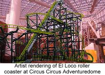 Circus Circus Adventuredome El Loco Roller Coaster
