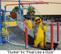 Duckie float Like a Duck