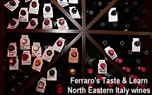 Ferraros taste and learn North Eastern Italy wines