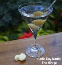 Garlic Day martini the Mirage