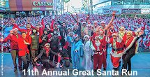 Great Santa Run local celebs Santas for 11th annual