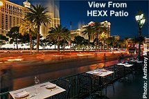 HEXX patio view