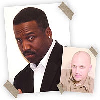 Comedians  Howard G and Roy Haber