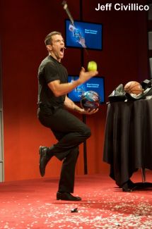 Jeff Civillico in action on stage