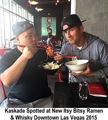 Kaskade at Itsy Bitsy Ramen and Whisky Downtown Las Vegas 2015