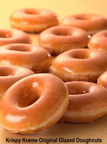 Krispy Kreme original glazed doughnuts