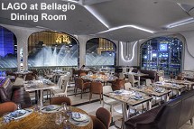 LAGO at Bellagio dining room