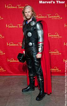 Madame Tussauds wax figure of Marvel's Thor