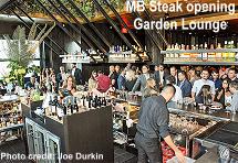 MB Steak opening garden lounge