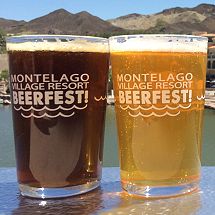 Montelago Village Beer Fest glasses