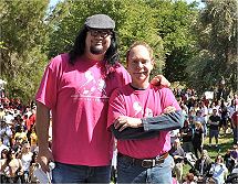 Penn and Teller Aids Walk