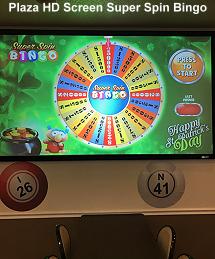 Plaza Bingo HD Screen Super Spin Bingo