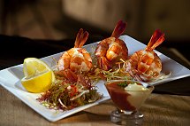 Shrimp Cocktail at R Steak and Seafood at the Riviera 