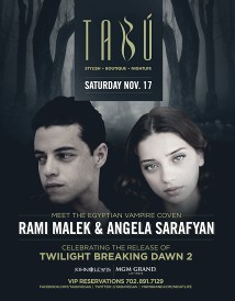 Rami Malek and Angela Sarafyan