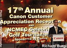 Richard Burgi at Canon Appreciation reception 2016