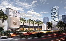 SLS Las Vegas, exterior, artist rendering
