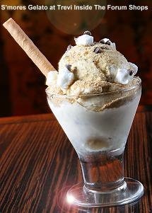 S'mores Gelato at Trevi in the Forum Shops