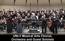 UNLV Musical Arts Chorus Orchestra and guest soloists