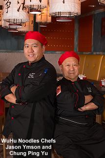 WuHu Noodles Chefs Jason Ymson and Chung Ping Yu